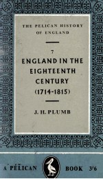 ENGLAND IN THE EIGHTEENTH CENTURY