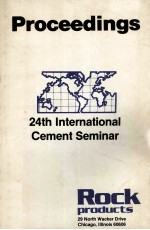 24th International Cement Seminar