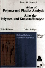 Atlas of Polymer and Plastics Analysis Volume 1 Part b