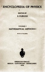 HANDBUCH DER PHYSIK BAND I MATHEMATISCHE METHODEN I