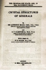 CRYSTAL STRUCTURES OF MINERALS