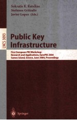 Lecture Notes in Computer Science 3093 Public Key Infrastructure First European PKI Workshop:Researc