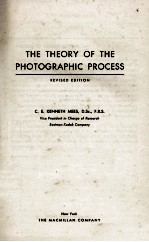 THE THEORY OF THE PHOTOGRAPHIC PROCESS