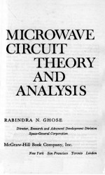 MICROWAVE CIRCUIT THEORY AND ANALYSIS