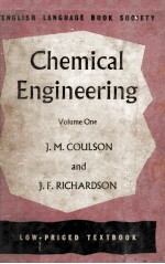 CHEMICAL ENGINEERING VOLUME ONE