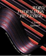 WORDI INFORMATIN PROCESSING A SYSTEM APPROACH