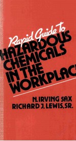 Rapid Guide to Hazardous Chemicals in the Workplace