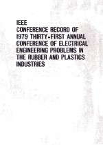 IEEE CONFERENCE RECORD OF 1979 THIRTY-FIRST ANNUAL CONFERENCE OF ELECTRICAL ENGINEERING PROBLEMS IN