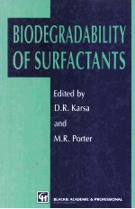 Biodegradability of Surfactants