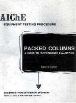 AIChE Equipment Testing Procedure PACKED COLUMNS SECOND EDITION