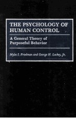 THE PSYCHOLOGY OF HUMAN CONTROL