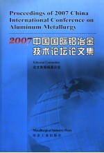 2007中国国际铝冶金技术论坛论文集