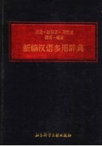 新编汉语多用辞典 成语、歇后语、谚语、格言