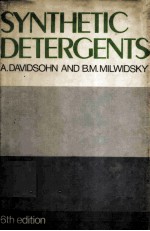 SYNTHETIC DETERGENTS SIXTH EDITION