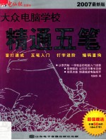 大众电脑学校精通五笔 2007最新版