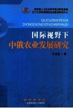 国际视野下中俄农业发展研究