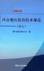 兖矿集团有限公司冲击地压防治技术规范 试行