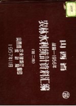 山西省农林水利统计资料汇编 战前-1956年 第2册