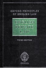 ENGLISH PRIVATE LAW THIRD EDITION(1-1434)