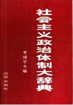 社会主义政治体制大辞典