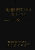 中共铜山县党史大事记 1919—1989