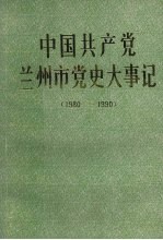 中国共产党兰州市党史大事记 1980.1-1990.12