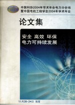 中国科协2004年学术年会电力分会场暨中国电机工程学会2004年学术年会 论文集