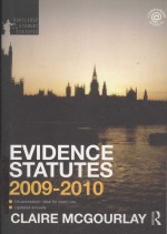 EVIDENCE STATUTES 2009-2010