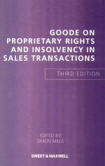 COODE ON PROPRIETARY RIGHTS AND INSOLVENCY IN SALES TRANSACTIONS THIRD EDITION