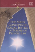 The many concepts of social justice in European private law