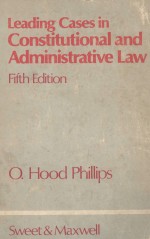 LEADING CASES IN CONSTITUTIONAL AND ADMINISTRATIVE LAW FIFTH EDITION