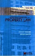 INTRODUCTION TO PROPERTY LAW 5TH EDITION