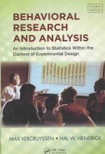 BEHAVIORAL RESEARCH AND ANALYSIS AN INTRODUCTION TO STATISTICS WITHIN THE CONTEXT OF EXPERIMENTAL D