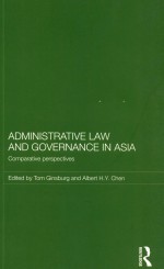 ADMINISTRATIVE LAW AND GOVERNANCE IN ASIA COMPARATIVE PERSPECTIVES