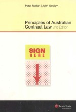 PRINCIPLES OF AUSTRALIAN CONTRACT LAW 2ND EDITION