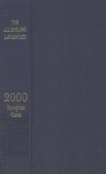 THE ALL ENGLAND LAW REPORTS 2000 EUROPEAN CASES