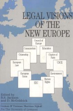 Legal visions of the new Europe