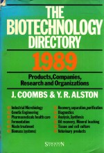 the biotechnology directory 1989 products