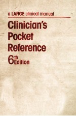 A LANGE CLINICAL MANUAL CLINICAN'S POCKET REFERENCE 6TH EDITION