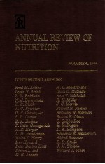 Annual review of nutrition volume 4