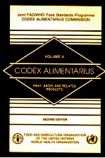 Codex alimentarius volume six fruit juices and related products