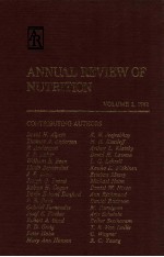 Annual review of nutrition volume 2