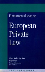 FUNDAMENTAL TEXTS ON EUROPEAN PRIVATE LAW