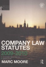 Company law statutes 2009-2010