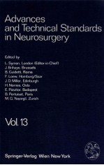 Advances and technical standards in neurosurgery; volume 13