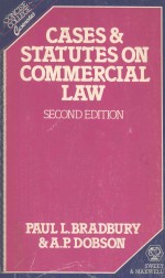 CASES AND STATUTES ON COMMERCIAL LAW SECOND EDITION