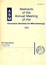 Abstracts of the annual meeting of the American Society for Microbiology 1984