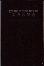 新时期企业领导干部实用大辞典