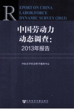 中国劳动力动态调查 2013年报告