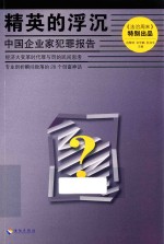 精英的浮沉 中国企业家犯罪报告